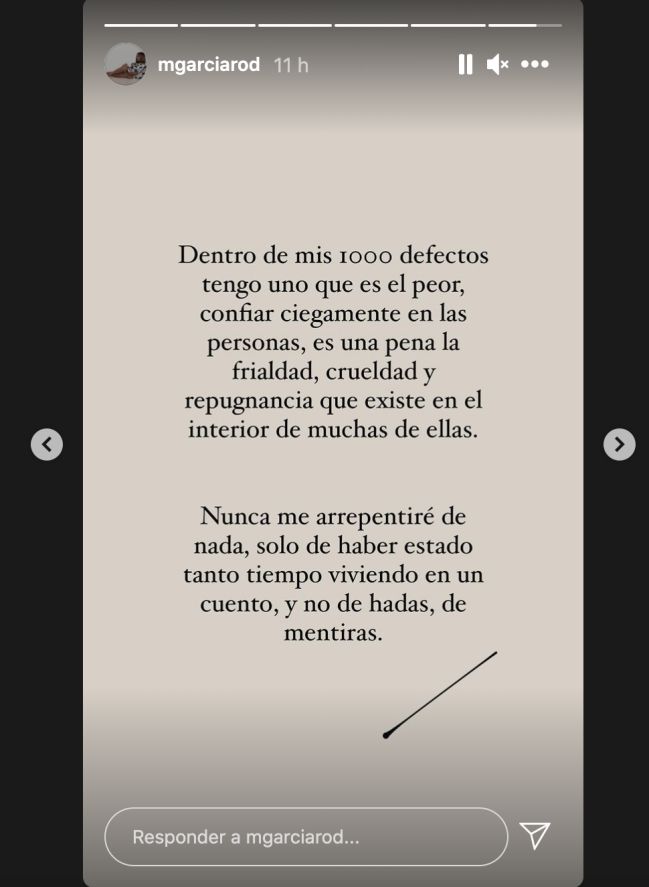 marina garcia la isla de las tentaciones isaac lucia indirecta viaje juntos barcelona cadiz traicion redes sociales simone