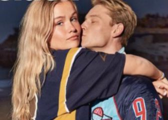 El amor entre Frenkie de Jong y Mikky Kiemeney, plasmado en su primera portada juntos