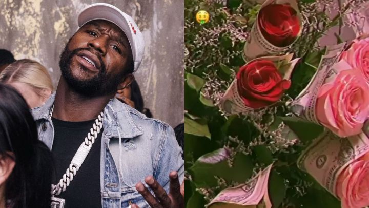 Mayweather regala 'un ramo de billetes' a su novia stripper tras echarla de casa