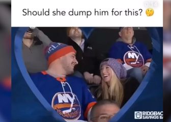 El momento embarazoso de esta chica con la broma de su novio