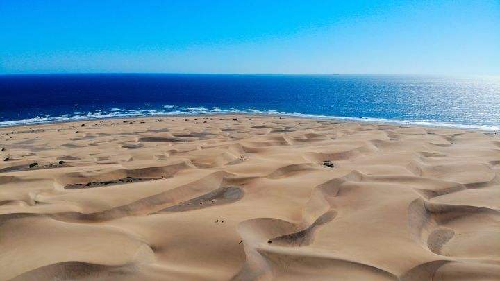 Playa de Maspalomas, dunas, turismo