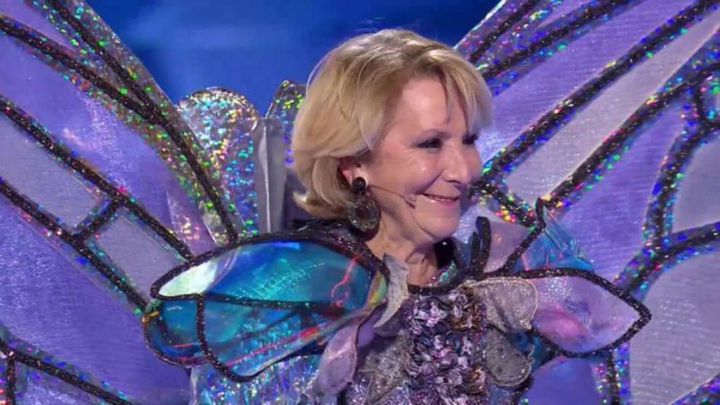 'Mask Singer 2': Esperanza Aguirre asombra cantando en francés vestida de mariposa
