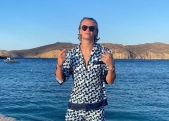 Haaland, de vacaciones con un look sorprendente