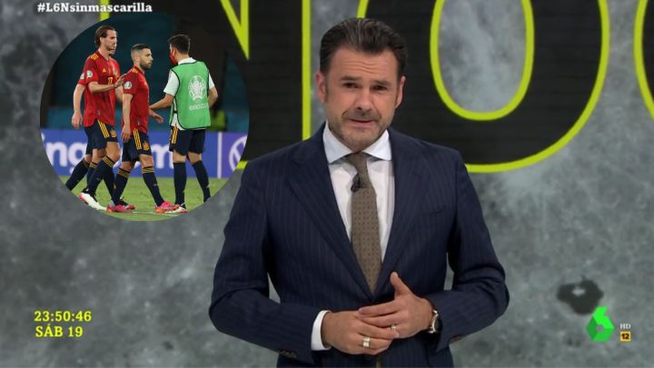 Iñaki López, en 'La Sexta Noche', tras el empate entre España y Polonia: "Vaya pena de vacunas"