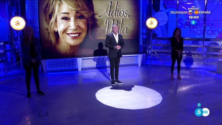 Así se despidió Mila Ximénez de María Patiño y Jorge Javier Vázquez
