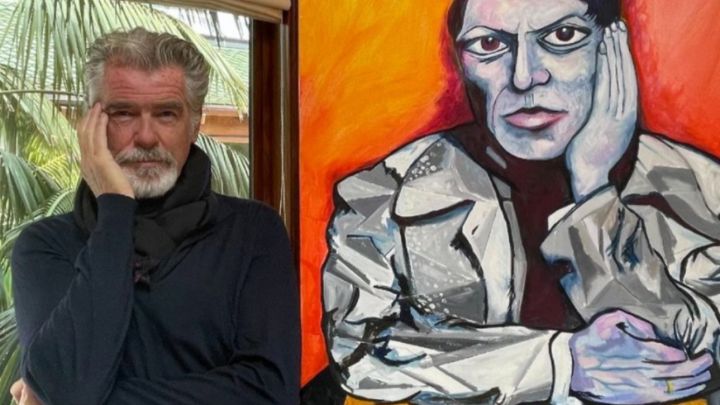 pierce brosnan pintor exposicion los angeles finales año cancer mujer hija redes sociales james bond 007