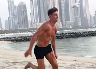Así se machaca Marcos Llorente en Dubai de vacaciones