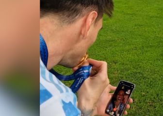 Messi saca a la luz la primera videollamada que hizo tras ganar la Copa América