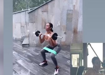 Georgina arrasa Instagram con su entrenamiento