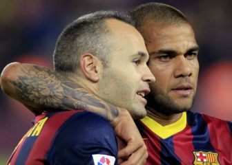 El emotivo regalo de Iniesta a Dani Alves para darle ánimos en Tokyo