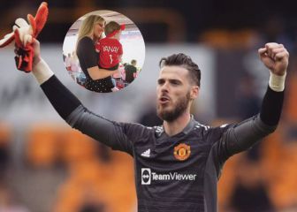 Edurne lleva por primera vez a Yanay a ver jugar a David de Gea