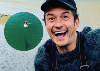 La última locura de Orlando Bloom: 'paddle' surf entre tiburones