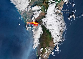Nuevas imágenes del volcán de La Palma