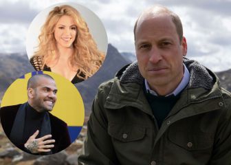 Alves y Shakira, protagonistas en el debut como presentador del príncipe Guillermo