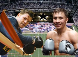 De la Hoya, un sueño: tener el Canelo-GGG en Cowboy Stadium