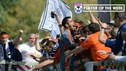 Austin Da Luz, de los RailHawks, nombrado Jugador De La Semana