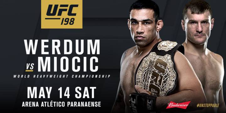 UFC 198 en vivo online: Werdum vs Miocic, 14/05/2016 Brasil