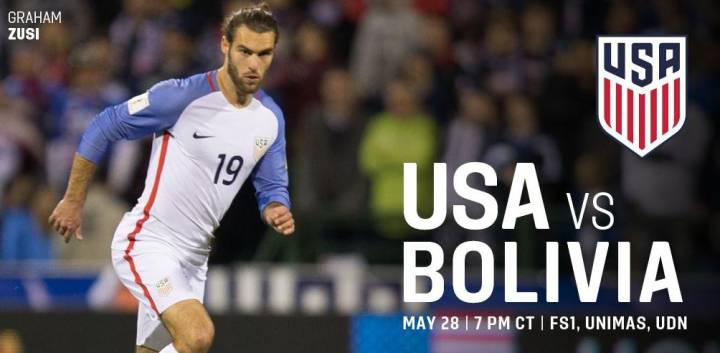 USA vs Bolivia en Vivo Online: Amistoso FIFA 28/05/2016