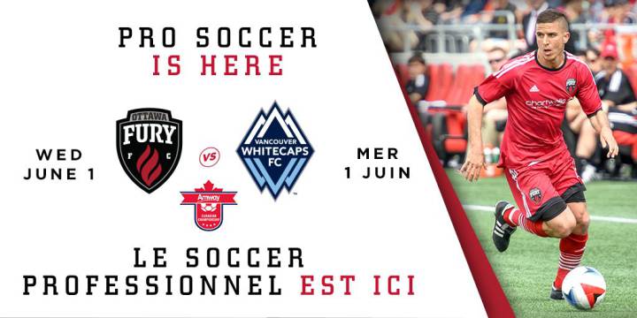 Ottawa Fury recibe al Vancouver Whitecaps en la semifinal