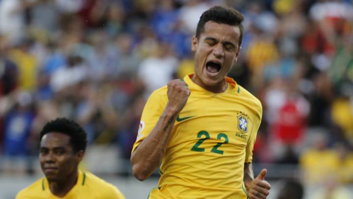 Brasil aplasta a Haití con un hat-trick de Philippe Coutinho