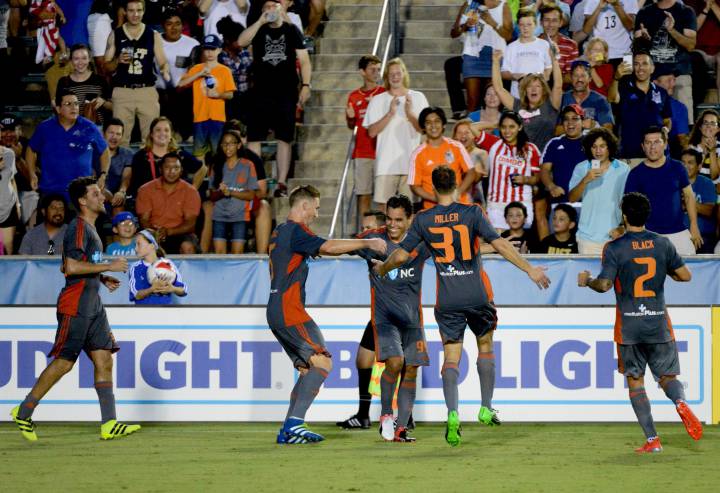 Los Carolina RailHawks de Bravo baten al Indy Eleven de Torrado