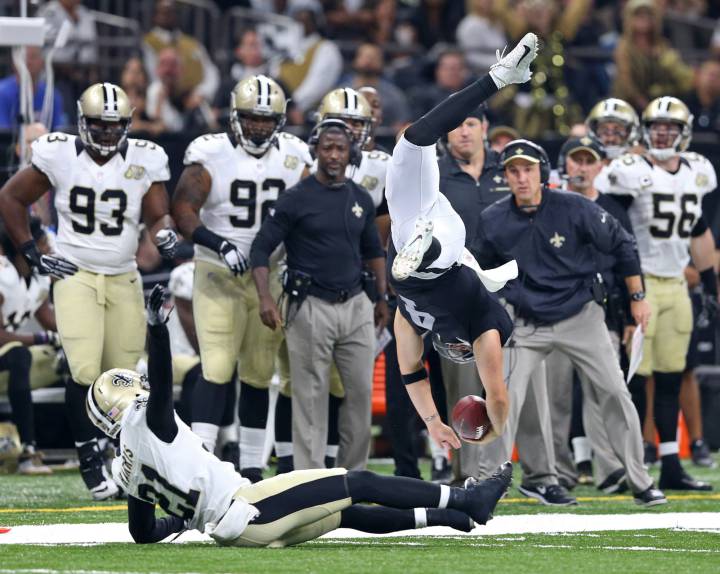 La valentía de los Raiders le quita la victoria a Drew Brees