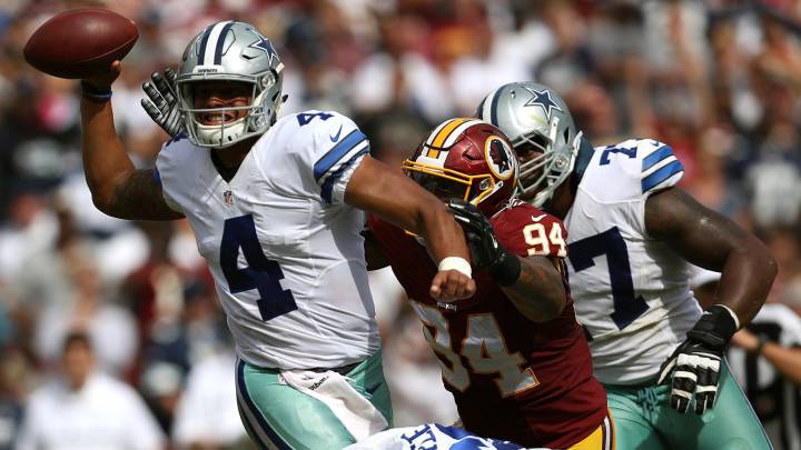 Prescott encontró a Bryant y los Cowboys ganaron a los Redskins