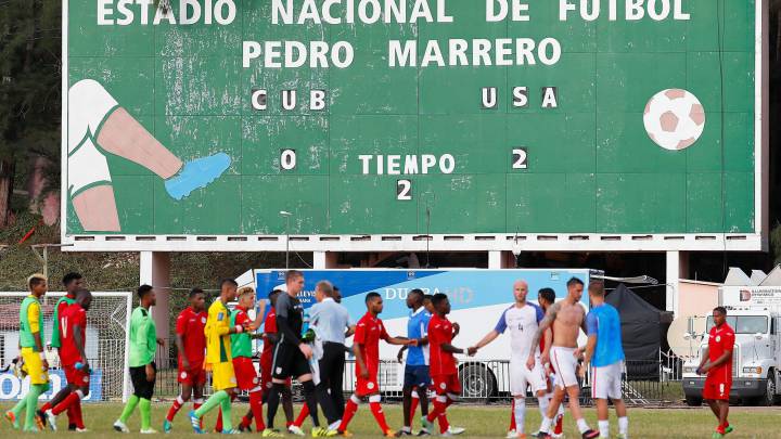 Estados Unidos sufrió para batir a Cuba en el Pedro Marrero