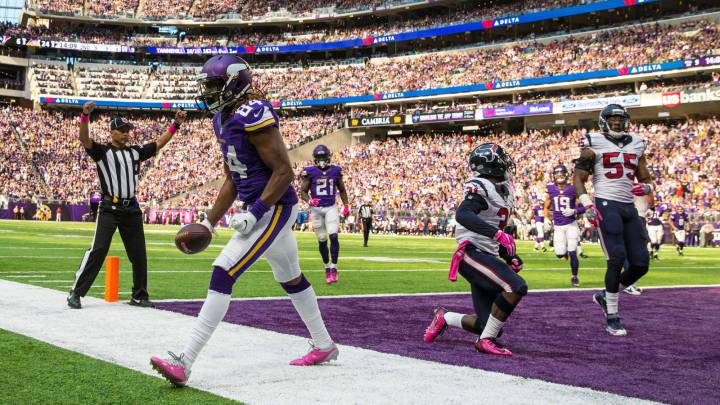 Los Vikings aplastan a unos Texans llenos de dudas