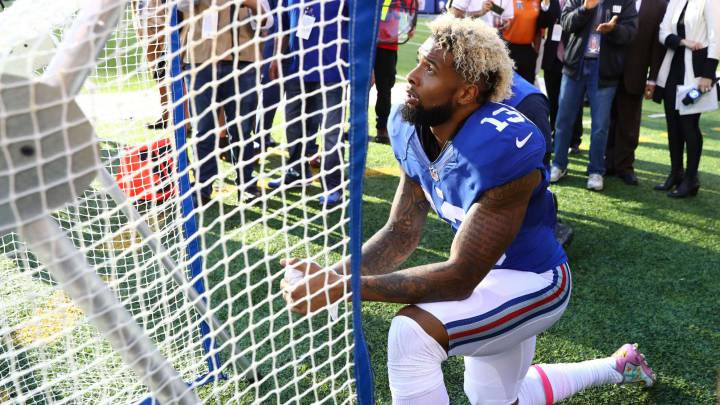 Odell Beckham pide matrimonio a una red de entrenamiento