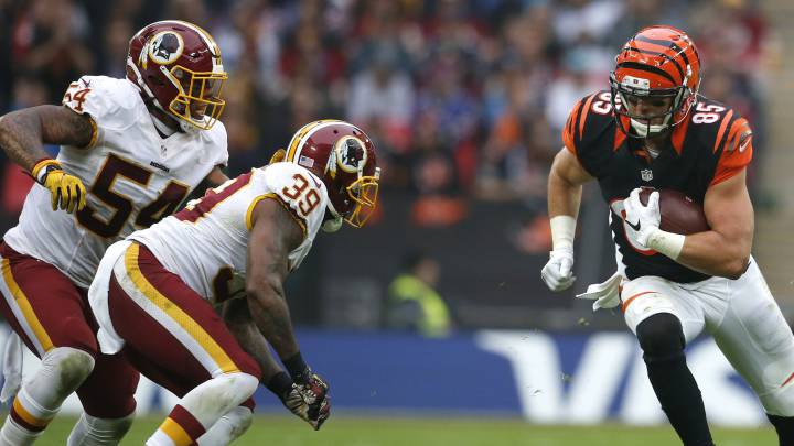 Los Redskins regalan a los Bengals un empate en Londres
