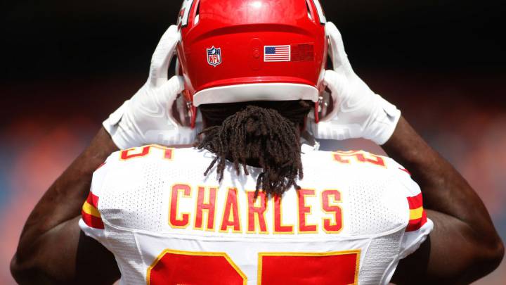 Los Kansas City Chiefs incluyen a Jamaal Charles en la IR