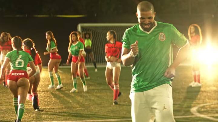 El rapero Drake presume del Tri y mexicanas en su nuevo video