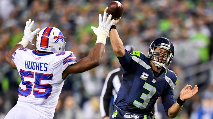 Russell Wilson buscará explotar la debilidad de la secundaria de los Patriots en el partido que le enfrentará en Foxboro.