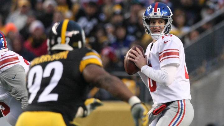 Eli Manning vuelve a fracasar para los Giants ante Steelers