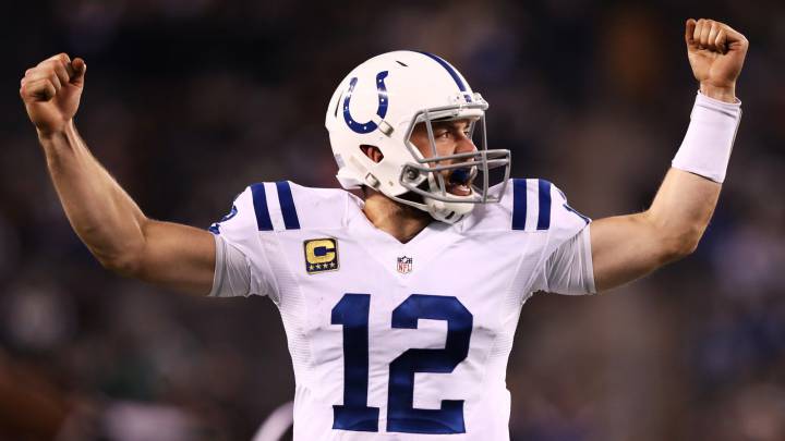 Andrew Luck tiene un día de campo en Nueva York