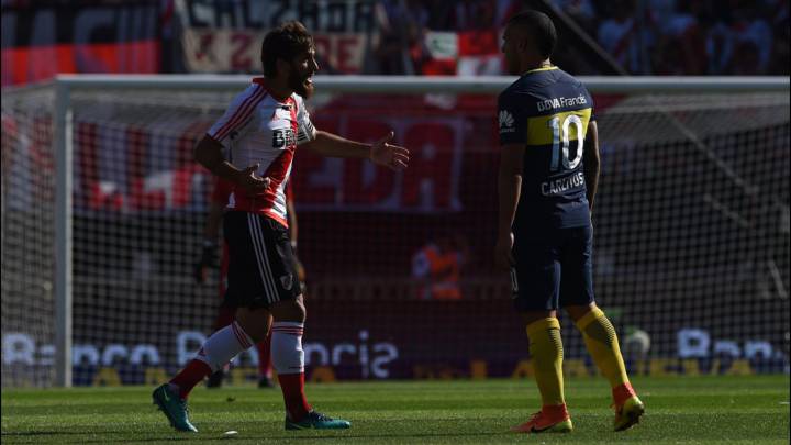Así fueron los golazos del Superclásico en Argentina