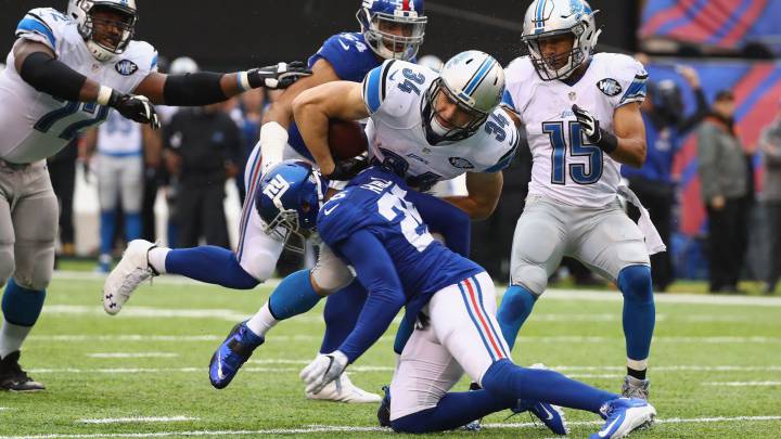 Los Giants ganan a Lions con otra exhibición defensiva
