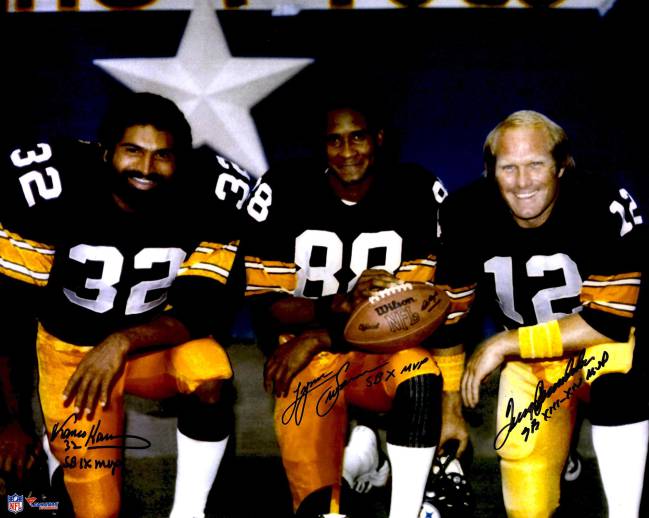 El mejor tridente de la historia de los Steelers, al menos en triunfos en la Super Bowl.