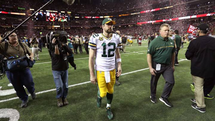 Aaron Rodgers, quarterback de los Green Bay Packers.