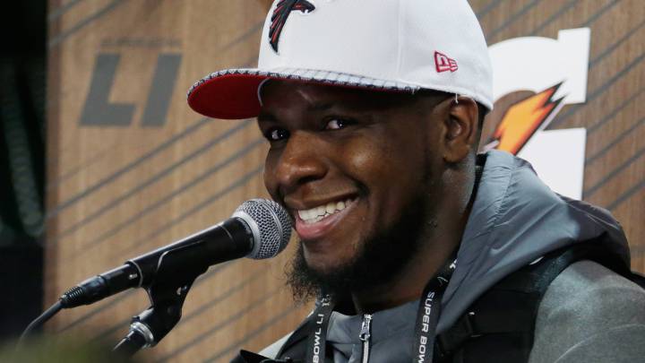 Mohamed Sanu, wide receiver de los Atlanta Falcons.