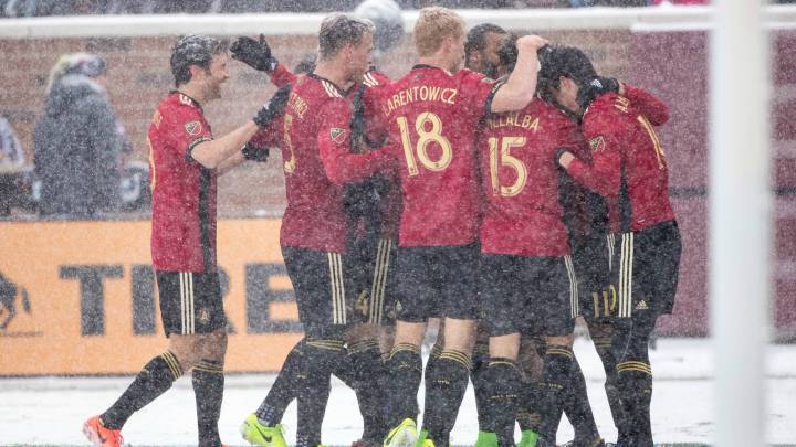 El fuego latino del Atlanta United derritió la nieve del Minnesota