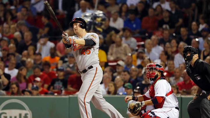 Nadie consiguió más home runs en la Liga Americana que Mark Trumbo en los Baltimore Orioles.