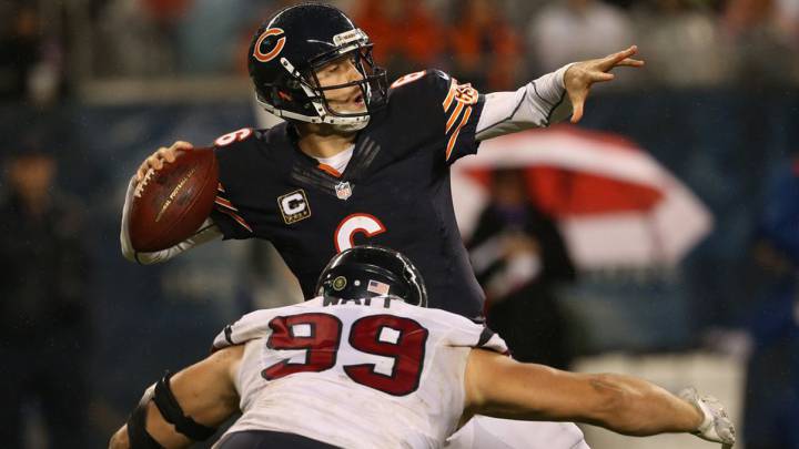 Jay Cutler podría ser el quarterback elegido por los Texans para liderar su ataque.