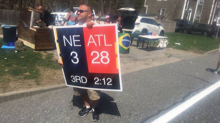Es la maratón de Boston usaron a los Patriots de motivación