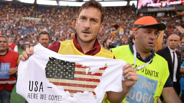 Totti no será un 'one club man' y continuará su carrera en Miami