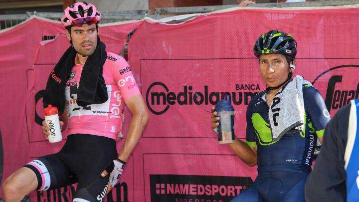 Dumoulin pierde la maglia rosa y Nairo se coloca como nuevo líder