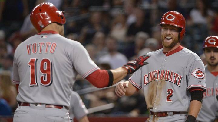 Joey Votto ya prepara la entrega de su burro a Zack Cozart
