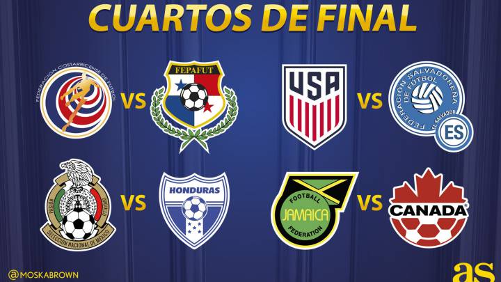 Definidos los cuartos de final de la Copa Oro: USA vs El Salvador