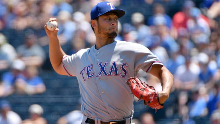 Yu Darvish podría tener un equipo distinto después del 31 de julio o bien seguir con los Texas Rangers.